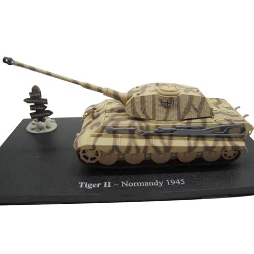 MOUDOAUER 1:72 Scale Alloy WWII Normandy German Army King Tiger Heavy Tank Model Fighter Military Model Diecast Tank Model for Collection von MOUDOAUER