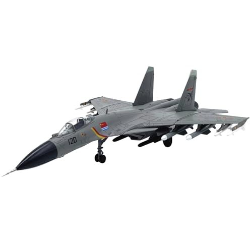 MOUDOAUER 1:72 Scale China J-15 Flying Shark Fighter Model Alloy Model Diecast Plane Model for Collection von MOUDOAUER