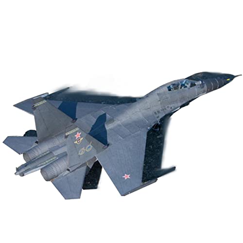 MOUDOAUER 1:72 Scale Paper Su-30 MKK Russian Strike Fighter Model Aircraft Model Simulation Aviation Science Exhibition Model (Unassembled Kit) Model Collection von MOUDOAUER