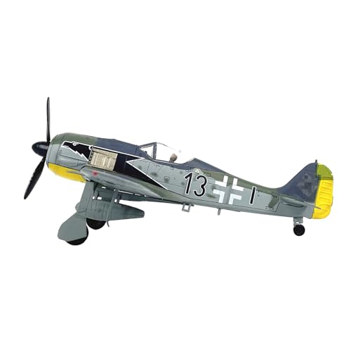 MOUDOAUER 1:72 WWII Bundeswehr Focke Wulf Fw-190A Würger Fighter Modell Legierung Modell Druckguss Flugzeug Modell für Sammlung von MOUDOAUER