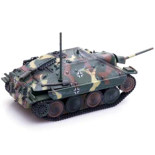 MOUDOAUER 1:72 WWII Bundeswehr Sd.Kfz.138/2 Hetzer Panzermodell Kämpfer Militärmodell Druckguss Panzer Modell für Sammlung von MOUDOAUER