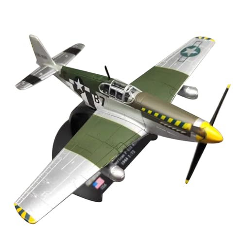 MOUDOAUER 1:72 WWII North American P-51B Mustang Fighter Model Alloy Model Diecast Plane Model for Collection von MOUDOAUER