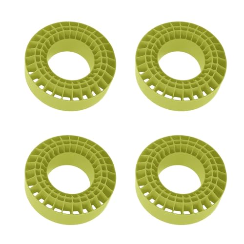 MOUDOAUER 4 x wasserdichte Gummieinlage Schaumstoff für 110–115 mm Reifen, Radreifeneinsätze für Maßstab RC Crawler 1/10 von MOUDOAUER