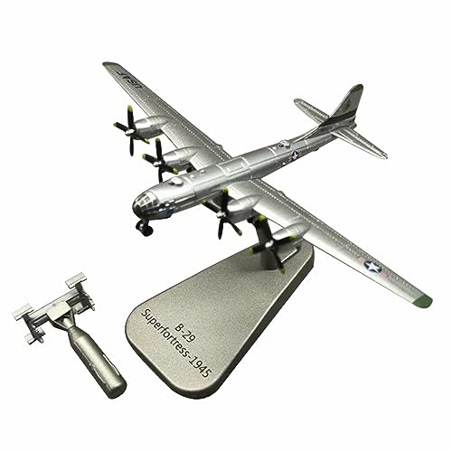 MOUDOAUER Alloy US B29 B-29 Superfortress Air Fortress Bomber with Missile Model Aircraft Model 1:300 Model Simulation Science Exhibition Model von MOUDOAUER