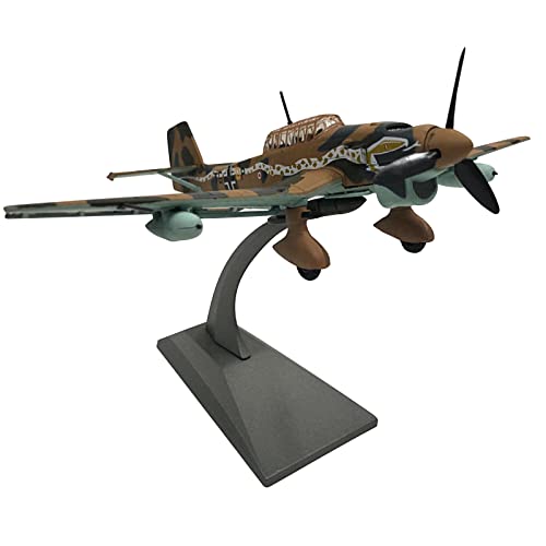 MOUDOAUER Legierung WWII Deutsche Luftwaffe Stuka Ju-87 Bomber Modell 1:72 Modell Simulation Fighter Militär Wissenschaft Ausstellung Modell Kollektion von MOUDOAUER