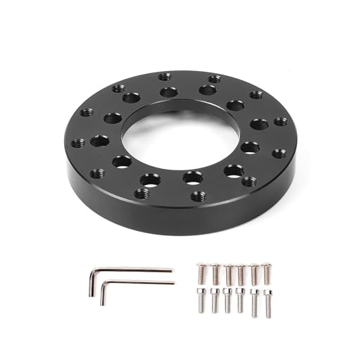 MOUDOAUER Lenkrad-Modifikationsplatte für Rennwagen, 70 mm, für Logitech G27 G920 G923 MOUDOAUER Lenkrad-Modifikationsplatte für Rennwagen, 70 mm, für Logitech G27 G920 G923 von MOUDOAUER