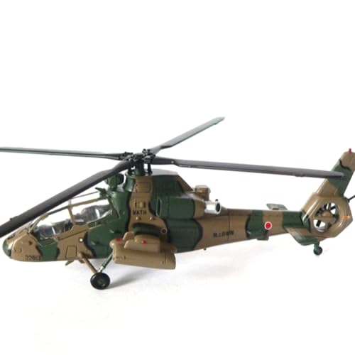 MOUDOAUER Maßstab 1:100 JGSDF OH-1 Ninja Hubschrauber Flugzeugmodell Legierung Modell Druckguss Flugzeug Modell für Sammlung von MOUDOAUER