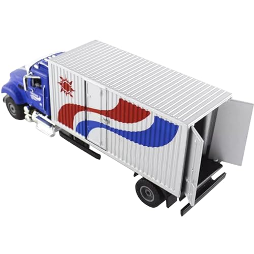 MOUDOAUER Maßstab 1:50 USA Box Container Truck Baufahrzeug Engineering Fahrzeug Modell Geschenke für Jungen Erwachsene Geburtstag von MOUDOAUER