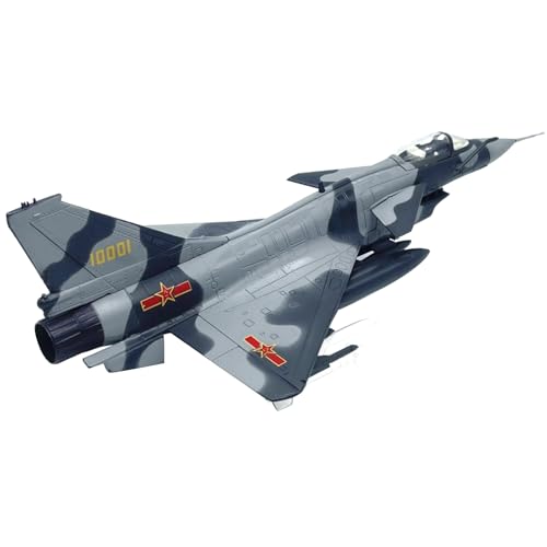 MOUDOAUER Maßstab 1:72 Chinese Air Force J-10 Vigorous Dragon Fighter Modell Legierung Modell Druckguss Flugzeug Modell für Sammlung von MOUDOAUER