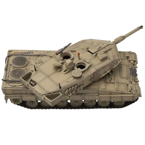 MOUDOAUER Maßstab 1:72 Legierung Bundeswehr Leopard 2A5 Panzer Modell Kämpfer Militär Modell Druckguss Panzer Modell für Sammlung von MOUDOAUER