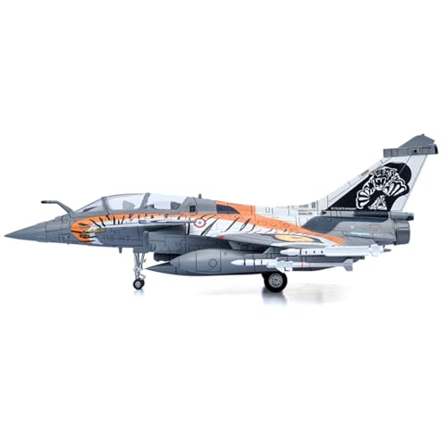 MOUDOAUER Maßstab 1:72 Rafale B Tiger Fighter Flugzeugkampfflugzeug Modell Legierung Modell Druckguss Flugzeug Modell für Sammlung von MOUDOAUER