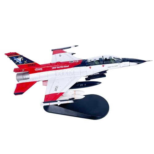 MOUDOAUER Maßstab 1:72 US Air Force F-16D X-62A VISTA Fighting Falcon Fighter Modell Legierung Modell Druckguss Flugzeugmodell für Sammlung von MOUDOAUER