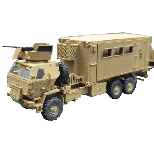 MOUDOAUER Maßstab 1:72 US Army FMTV M1087 Patriot SAD Tactical Command Center Truck Model Fighter Military Model Resin Truck Model for Collection von MOUDOAUER