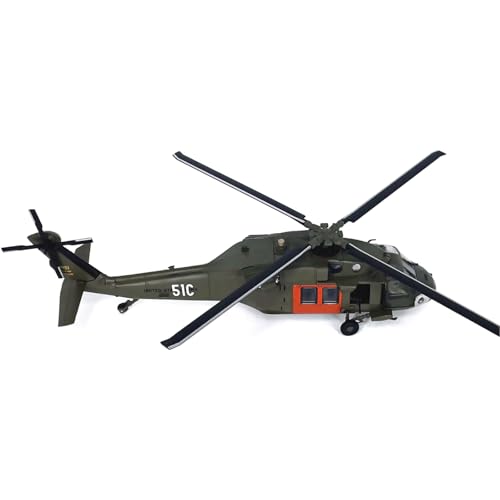 MOUDOAUER Maßstab 1:72 US Army UH-60M Hubschrauber Flugzeugmodell Legierung Modell Druckguss Flugzeug Modell für Sammlung von MOUDOAUER