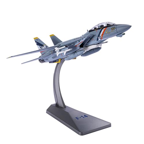 MOUDOAUER Maßstab 1:72 US Navy F-14 Tomcat Fighter Modell, Druckguss-Legierung, Spielzeugflugzeug, Sammlerstück von MOUDOAUER