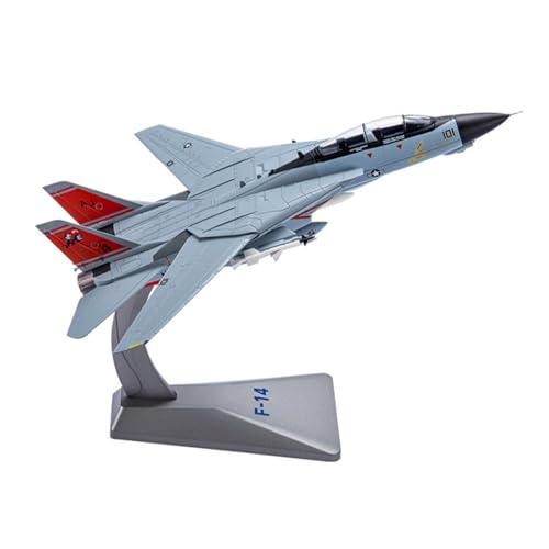 MOUDOAUER Maßstab 1:72 United States Navy F-14 Tomcat Fighter Modell Legierung Modell Druckguss Flugzeug Spielzeug für Sammlung von MOUDOAUER