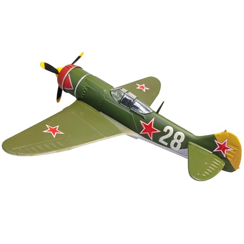 MOUDOAUER Maßstab 1:72 WWII Sowjet Lavochkin La-7 Fighter Modell Legierung Modell Druckguss Flugzeug Modell für Sammlung von MOUDOAUER