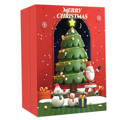 MOUNTTU Adventskalender 2024 24 Funny Styles Weihnachtskalender 2024 Elastic Advent Calender 2024 Mädchen Relief Stress Adventskalender für Kinder, Style 2 von MOUNTTU