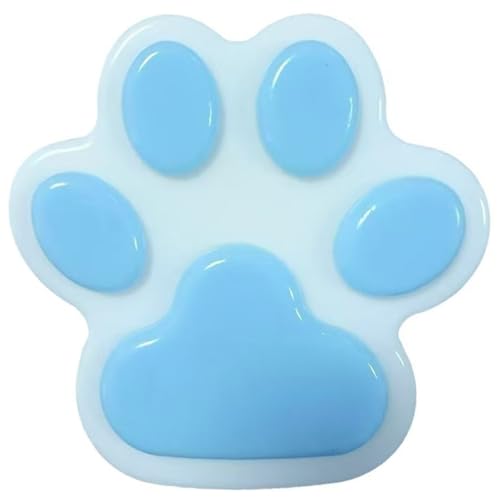 Squeeze Ball süße Katzenpfoten Weiche Squeeze Spielzeug 5.5 Große belastbare Katzenspannungskugel Sensorische Kugeln mit glattem Oberflächenstress -Relief -Spielzeug für Kinder Erwachsene, Blau, von MOUNTTU