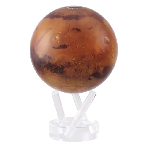 MOVA Globe Mars Serie Weltraum, 15,2 cm (6 Zoll), mit Standfuß, rotierender Globus, solarbetrieben, einzigartiges Geschenk und Dekoration für Zuhause oder Schreibtisch, für Männer, Frauen, Kinder von MOVA