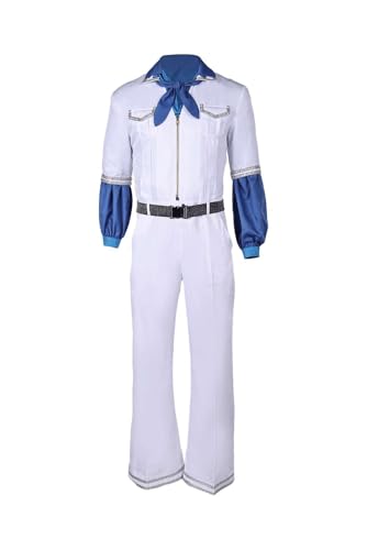 MOYGOR Benny Anderson Kostüm Outfits Jumpsuit 70er Jahre Fasching Anzug Herren Disco Musik Band Dress Up Halloween Karneval XXL von MOYGOR