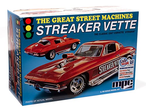 MPC AMT - 1/25 1967er Chevy Corvette Stingray Streaker Vette - Plastikmodellbausatz von MPC