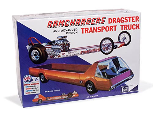 MPC AMT - 1/25 Ramchargers Dragster & Transporter Truck - Plastikmodellbausatz von MPC