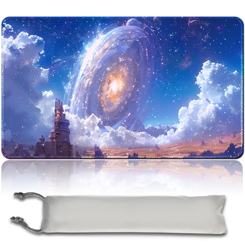 Brettspiel MTG Playmat + Freie wasserdichte Tasche, Genähte Kanten, Ideal Für Kartenspiel-Enthusiasten TCG Playmat Mouse Pad MTG Spielmatten Mit Zonen (Original Playmat) (MTG 30 (15),No Zone) von MPLR BOARD GAME