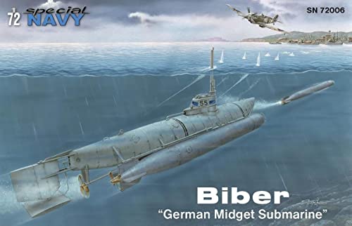 MPM 100-SN72006 Modellbausatz Kleinkampfbände Biber German Midget Submarine von MPM