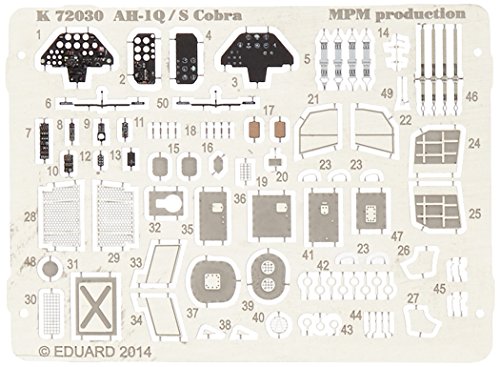 MPM K72030 - Modellbau Zubehör AH-1S Cobra Coloured Photo-Etched Parts, Zubehör von Special Hobby