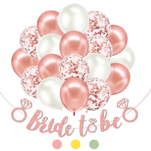 Bride To Be Deko, Jga Deko, Bride To Be Girlande, Deko Jga Frauen, Bride To Be Luftballons, Deko Für Jga, Jga Girlande, Junggesellinnenabschied Deko, Jga Ballons, Jga Luftballons von MQIAN