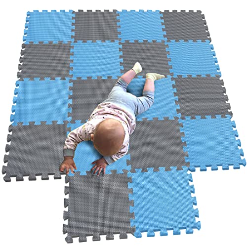 MQIAOHAM® 18 Stücke Baby puzzelmatten für Babys spielmatte kinder puzzlematte Teppich G301018-107112 von MQIAOHAM