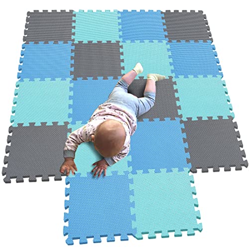 MQIAOHAM® 18 Stücke Baby puzzelmatten für Babys spielmatte kinder puzzlematte Teppich G301018-107108112 von MQIAOHAM