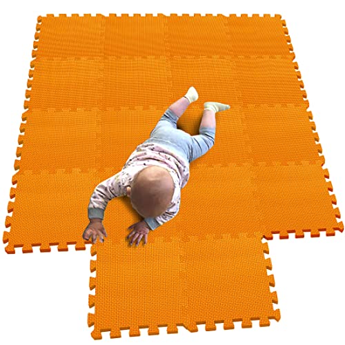 MQIAOHAM® 18 Stücke Baby puzzelmatten für Babys spielmatte kinder puzzlematte Teppich G301018-102 von MQIAOHAM