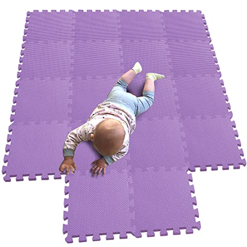 MQIAOHAM® 18 Stücke Baby puzzelmatten für Babys spielmatte kinder puzzlematte Teppich G301018-111 von MQIAOHAM