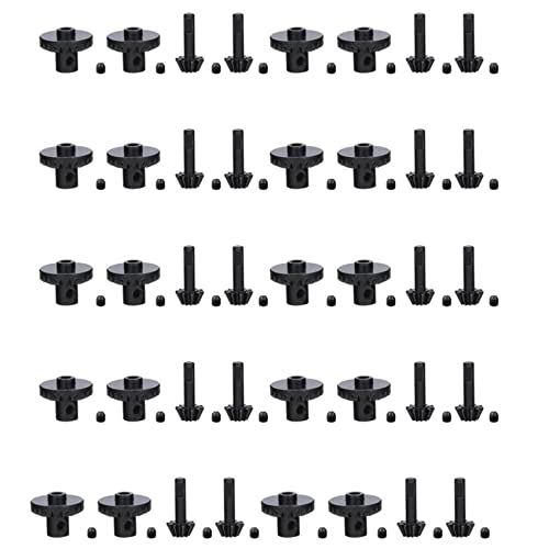 MQODLFP 10X Stahl Vorder und Achs Getriebe Antrieb Wellen Getriebe Upgrade ZubehöR fürWPL B24 B36 C14 C24 MN D90 D99 MN99S Teile von MQODLFP