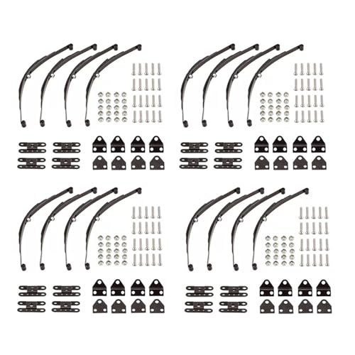 MQODLFP 16Pcs 1/10 Rock Crawler Hartfeder Federfederung Edelstahlstange für D90 Axial Truck von MQODLFP