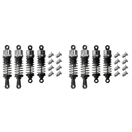 MQODLFP 8 StüCke Metall StoßDäMpfer für HBX 901 901A 903 903A 905 905A 1/12 RC Auto Upgrades Teile Ersatzteile ZubehöR von MQODLFP