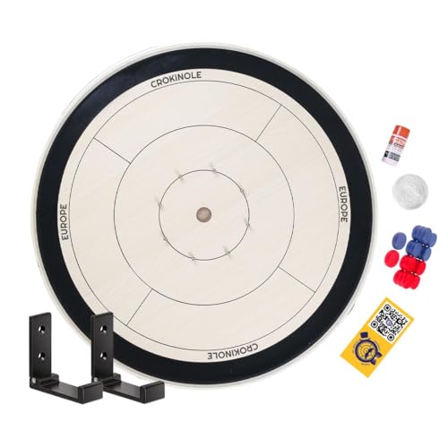 Europe Crokinole Brettspiel (Weiß) von MR. CROKI.EU