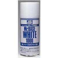 MR HOBBY - GUNZE B-518 Mr Hobby -Gunze Mr. Base White 1000 Spray (180 ml) [30 von MR. HOBBY