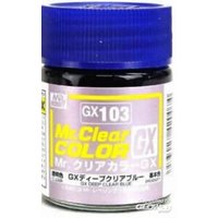 MR HOBBY - GUNZE GX-103 Mr Hobby -Gunze Mr. Clear Color GX (18 ml) Deep Clear Blue [30 von MR. HOBBY