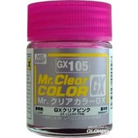 MR HOBBY - GUNZE GX-105 Mr Hobby -Gunze Mr. Clear Color GX (18 ml) Clear Pink [30 von MR. HOBBY