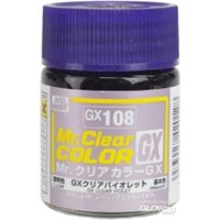 MR HOBBY - GUNZE GX-108 Mr Hobby -Gunze Mr. Clear Color GX (18 ml) Clear Violet [30 von MR. HOBBY