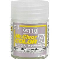 MR HOBBY - GUNZE GX-110 Mr Hobby -Gunze Mr. Clear Color GX (18 ml) Clear Silver [30 von MR. HOBBY