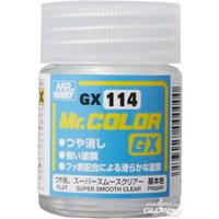 MR HOBBY - GUNZE GX-114 Mr Hobby -Gunze Mr. Color GX Super Smooth Clear Flat (18ml) [30 von MR. HOBBY