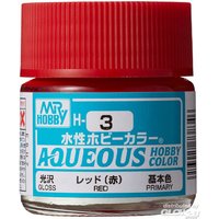 MR HOBBY - GUNZE H-003 Mr Hobby -Gunze Aqueous Hobby Colors (10 ml) Red [30 von MR. HOBBY