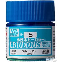 MR HOBBY - GUNZE H-005 Mr Hobby -Gunze Aqueous Hobby Colors (10 ml) Blue [30 von MR. HOBBY