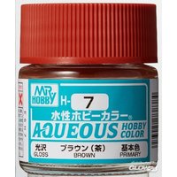 MR HOBBY - GUNZE H-007 Mr Hobby -Gunze Aqueous Hobby Colors (10 ml) Brown [30 von MR. HOBBY