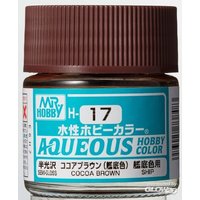 MR HOBBY - GUNZE H-017 Mr Hobby -Gunze Aqueous Hobby Colors (10 ml) Cocoa Brown [30 von MR. HOBBY