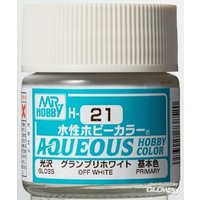 MR HOBBY - GUNZE H-021 Mr Hobby -Gunze Aqueous Hobby Colors (10 ml) Off White [30 von MR. HOBBY